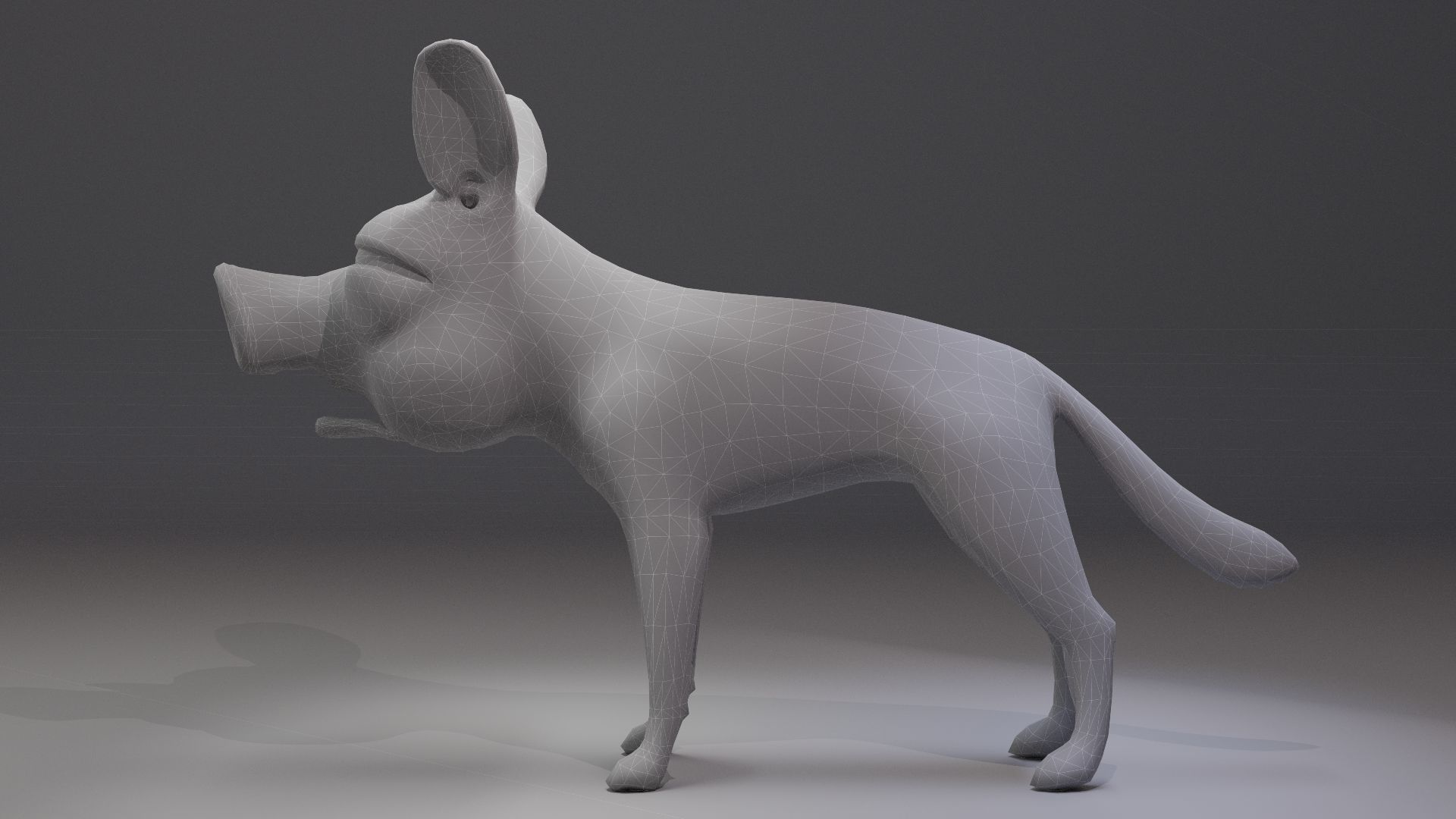 piggy dog 3D model_19