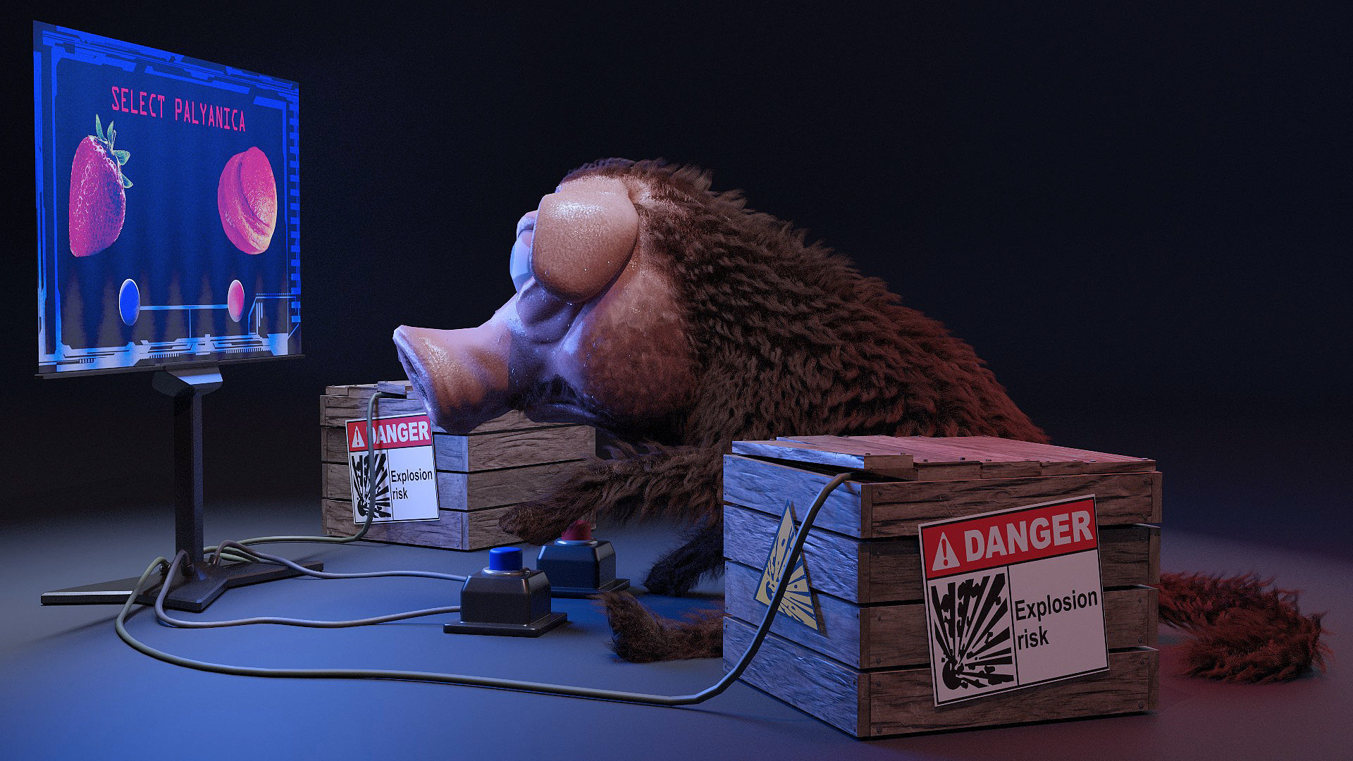 piggy dog 3D model_4