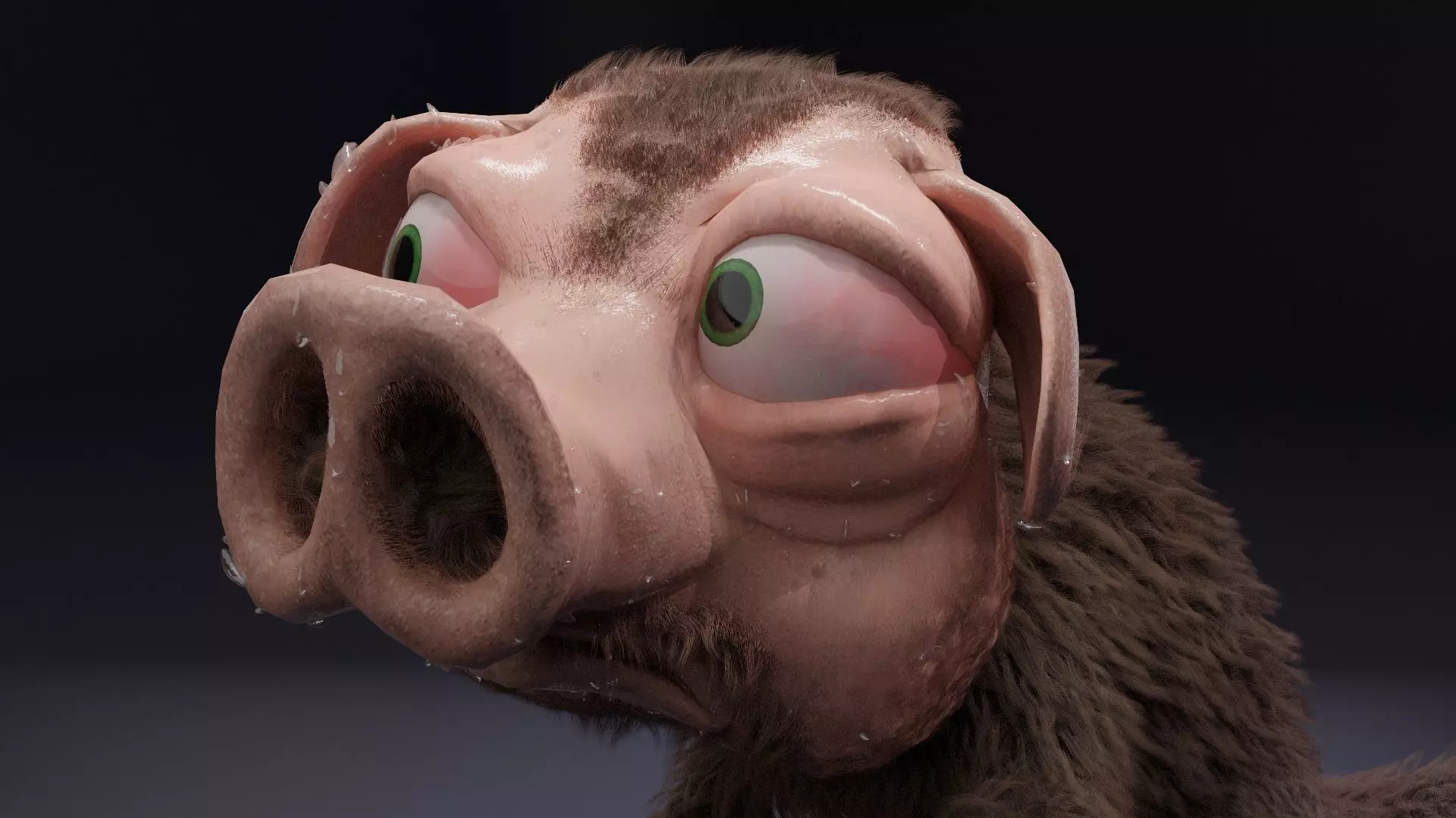 piggy dog 3D model_0