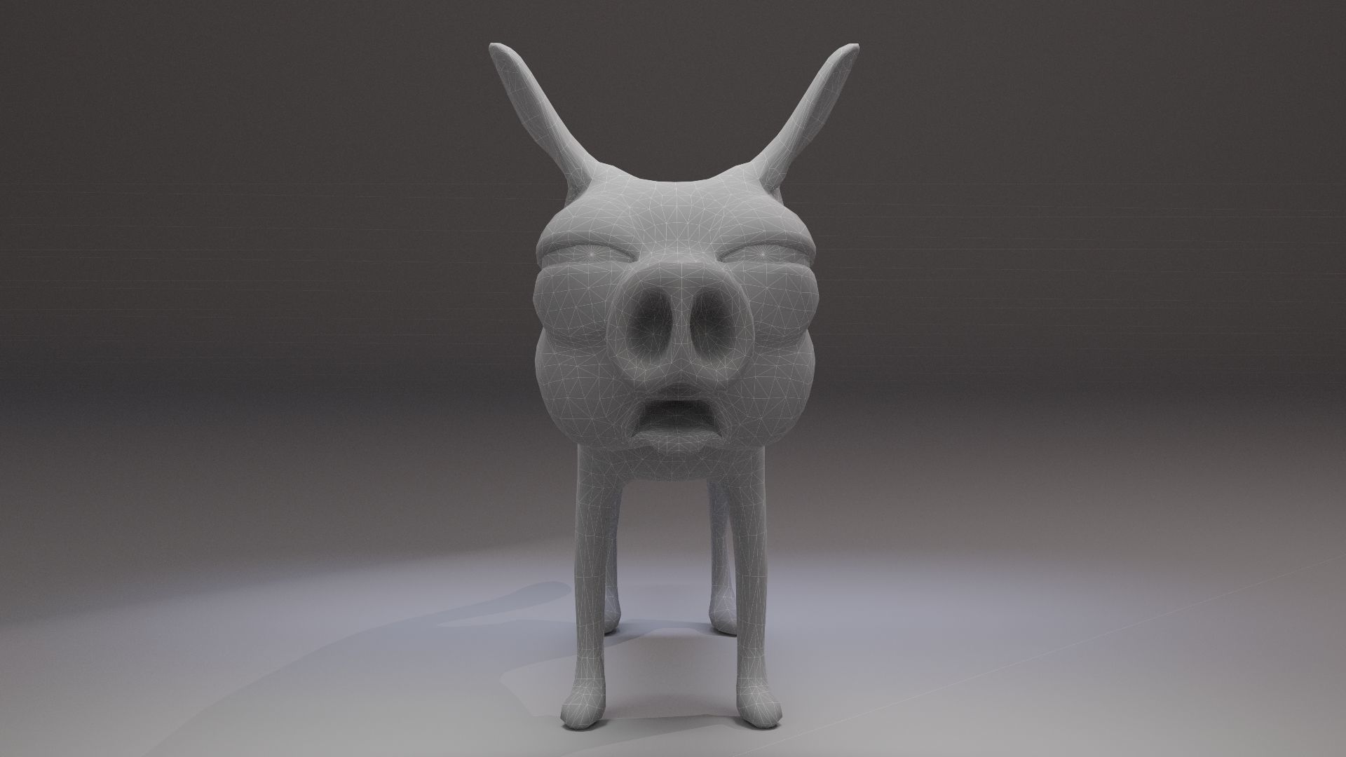 piggy dog 3D model_17