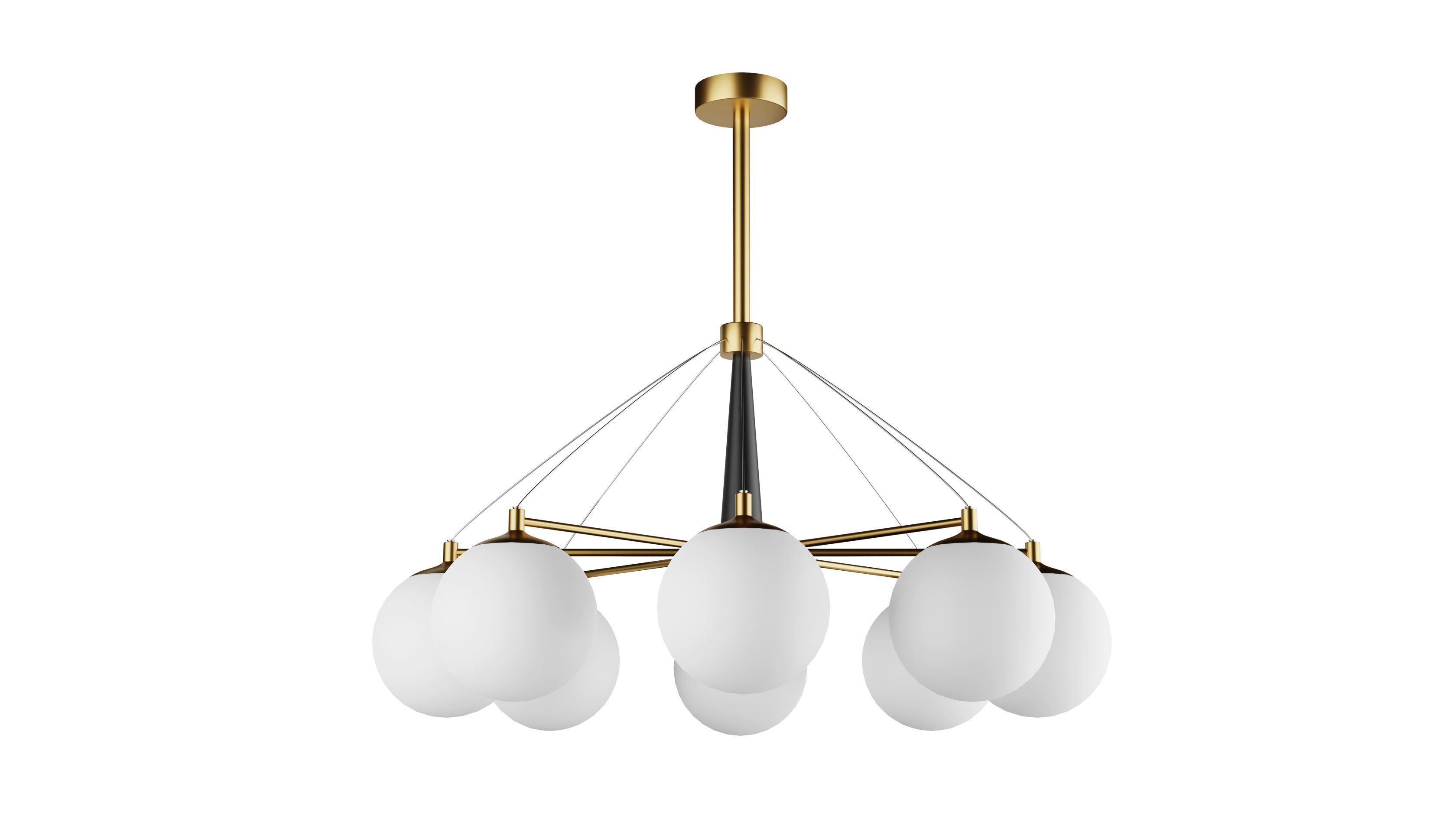 Kda-4025 Chandelier Lamps 3D model_2