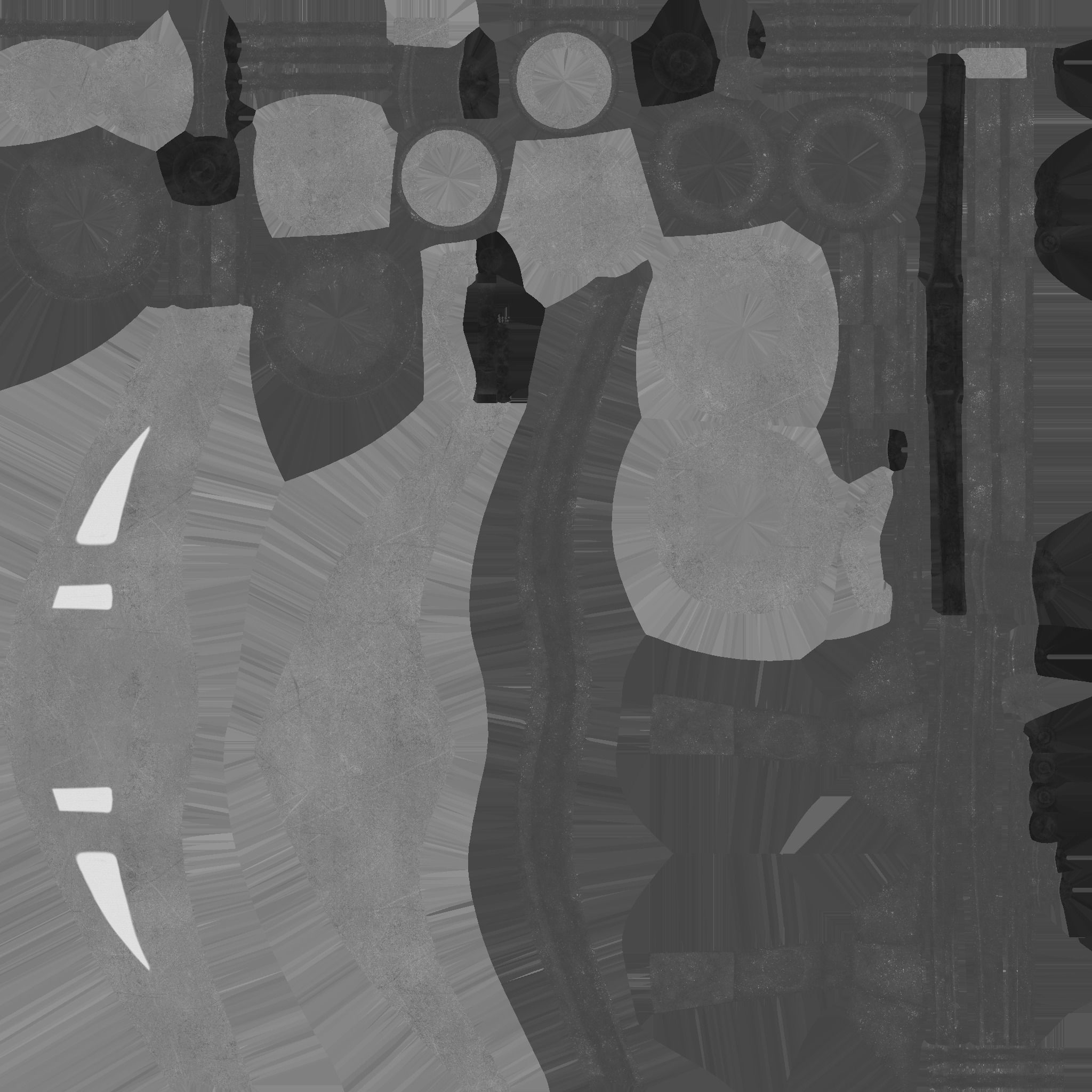 Steampunk Mask A02 Green Copper - SciFi Character Design Low-poly 3D model_23