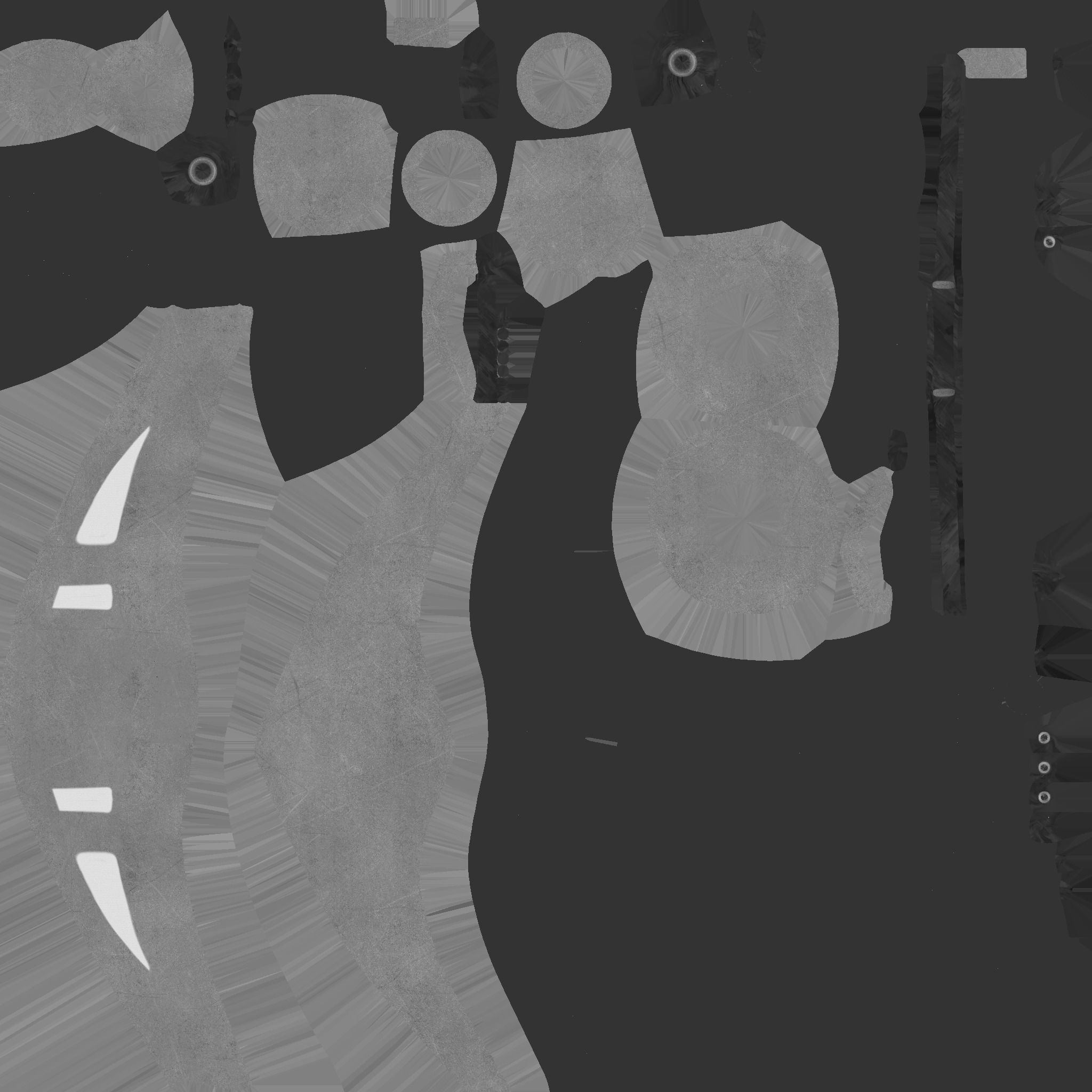 Steampunk Mask A03 Metal Gold - SciFi Character Design Low-poly 3D model_23