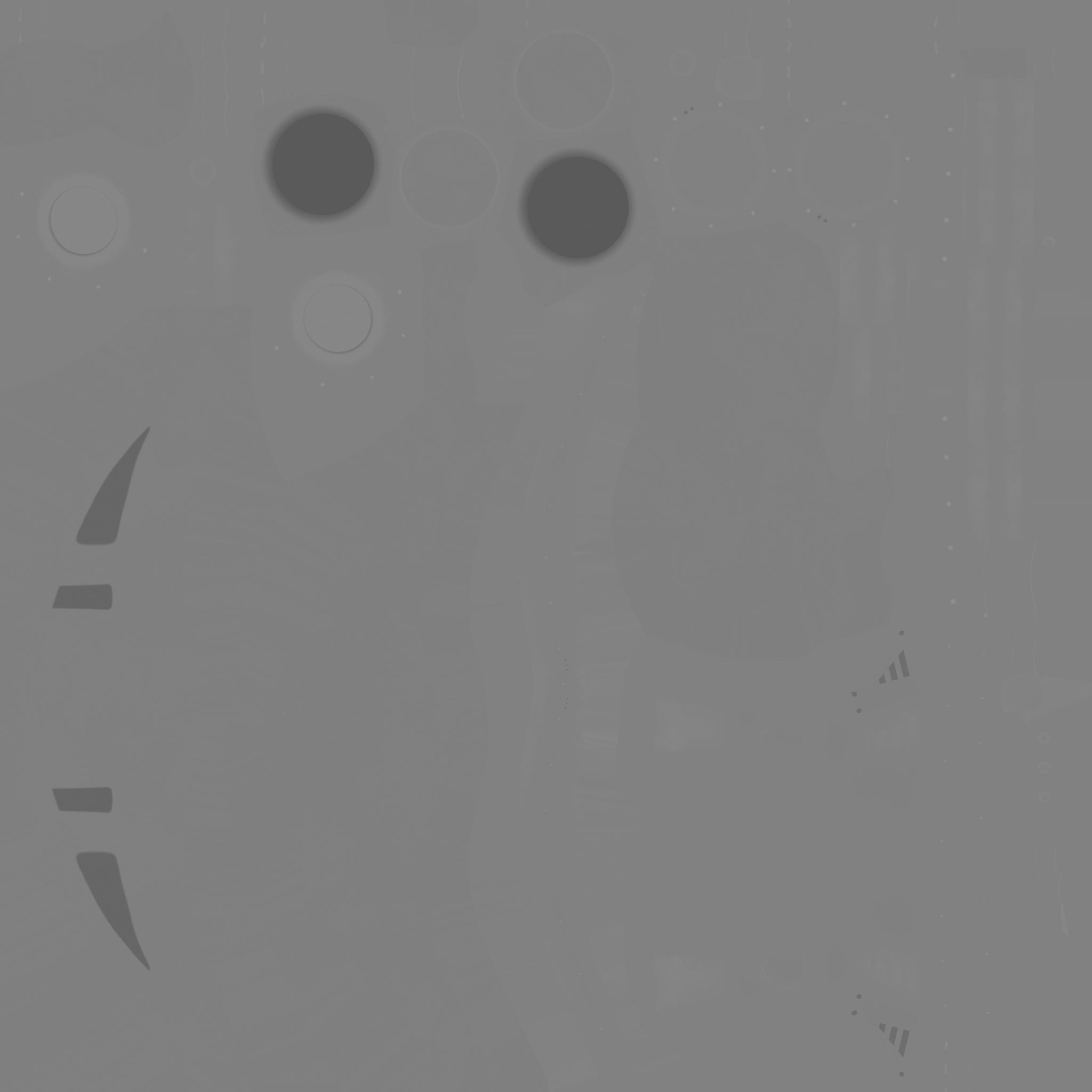 Steampunk Mask A04 White Gold - SciFi Character Design Low-poly 3D model_20