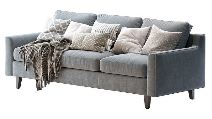 Beverly Sofa 3 3D model 5