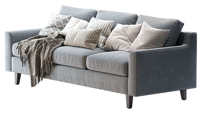 Beverly Sofa 3 3D model 6
