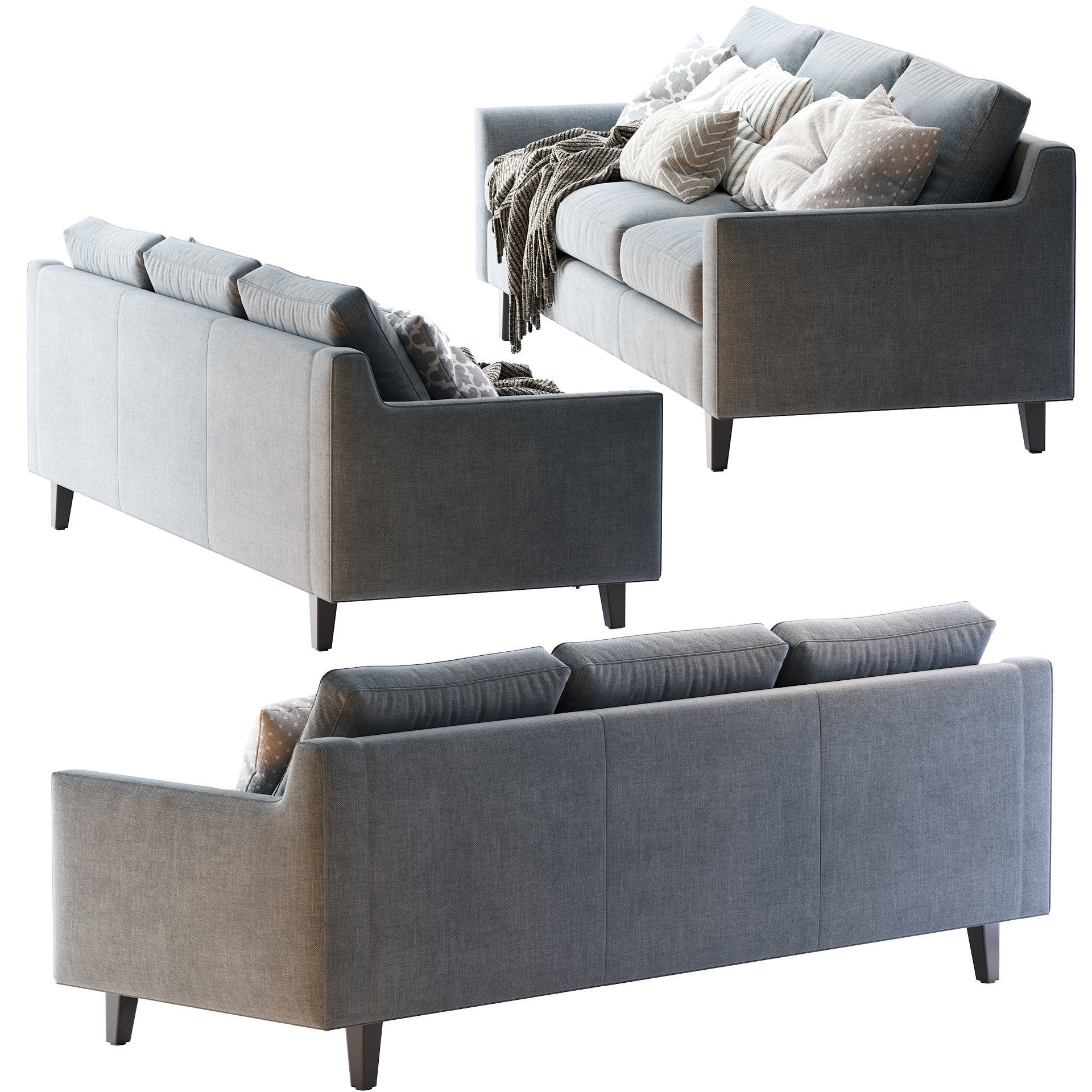 Beverly Sofa 3 3D model_12
