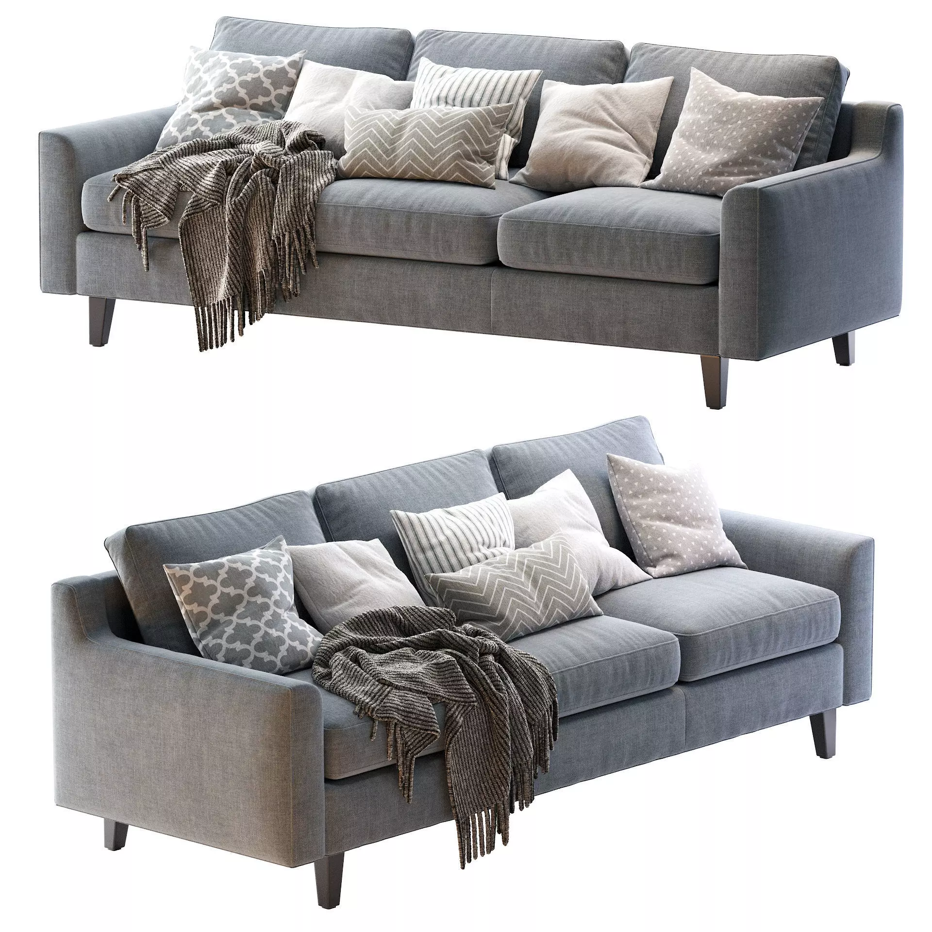 Beverly Sofa 3 3D model_0
