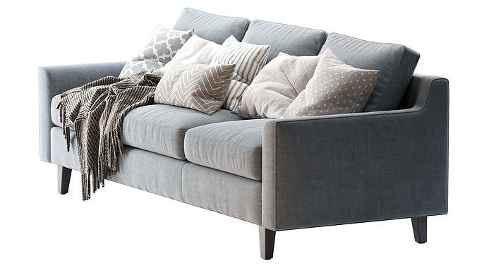 Beverly Sofa 3 3D model 7
