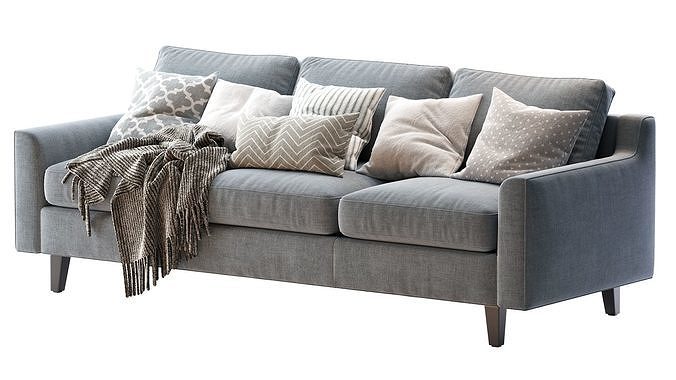 Beverly Sofa 3 3D model 4