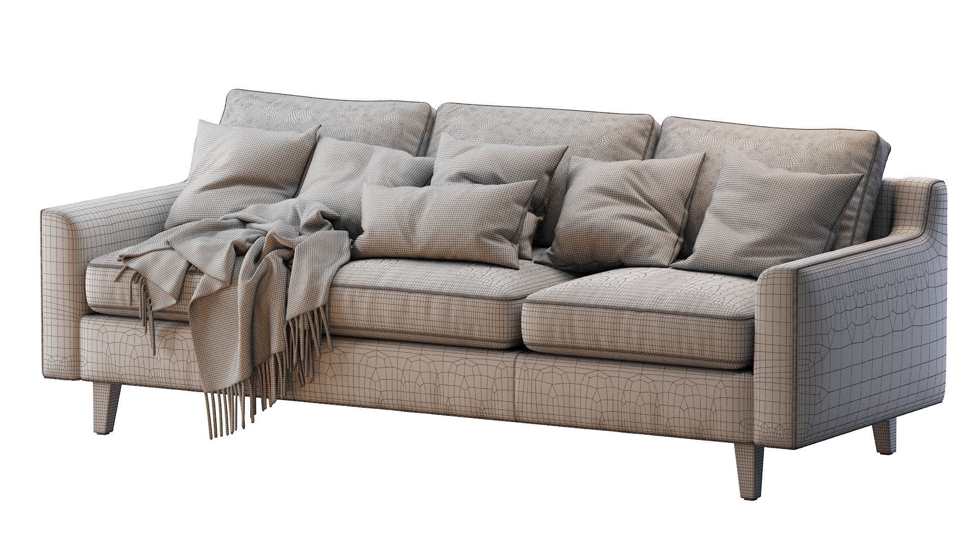 Beverly Sofa 3 3D model_33