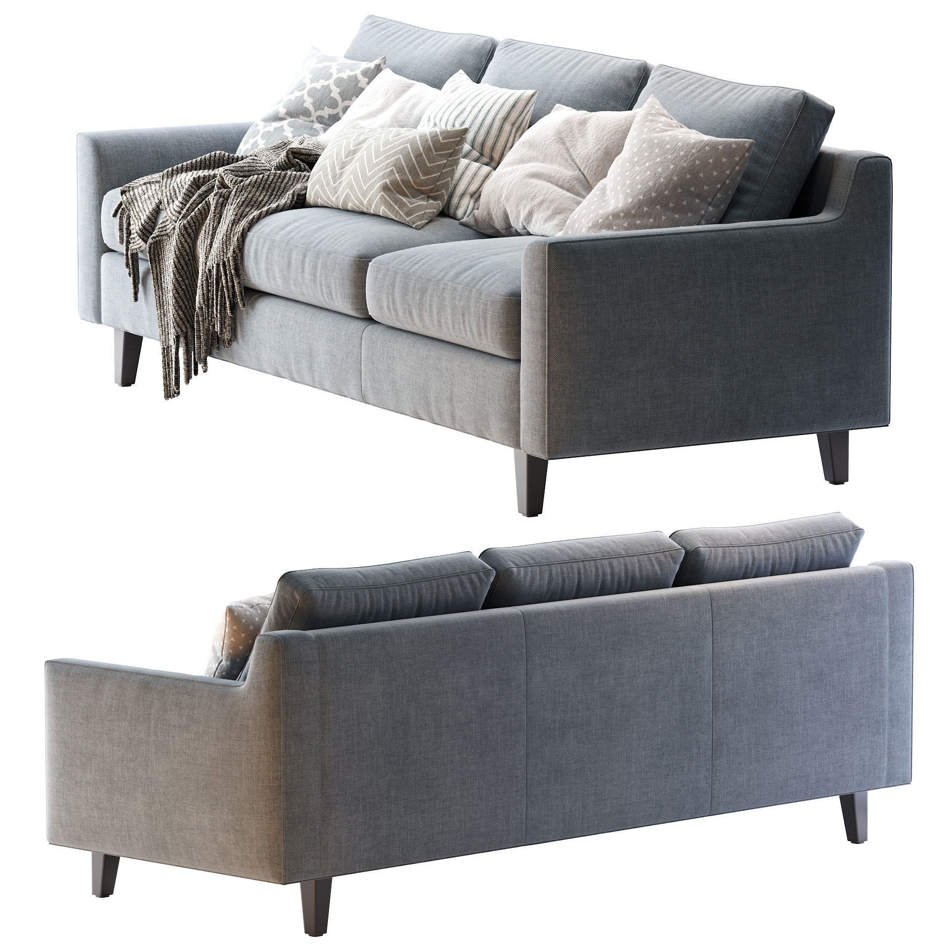 Beverly Sofa 3 3D model_8
