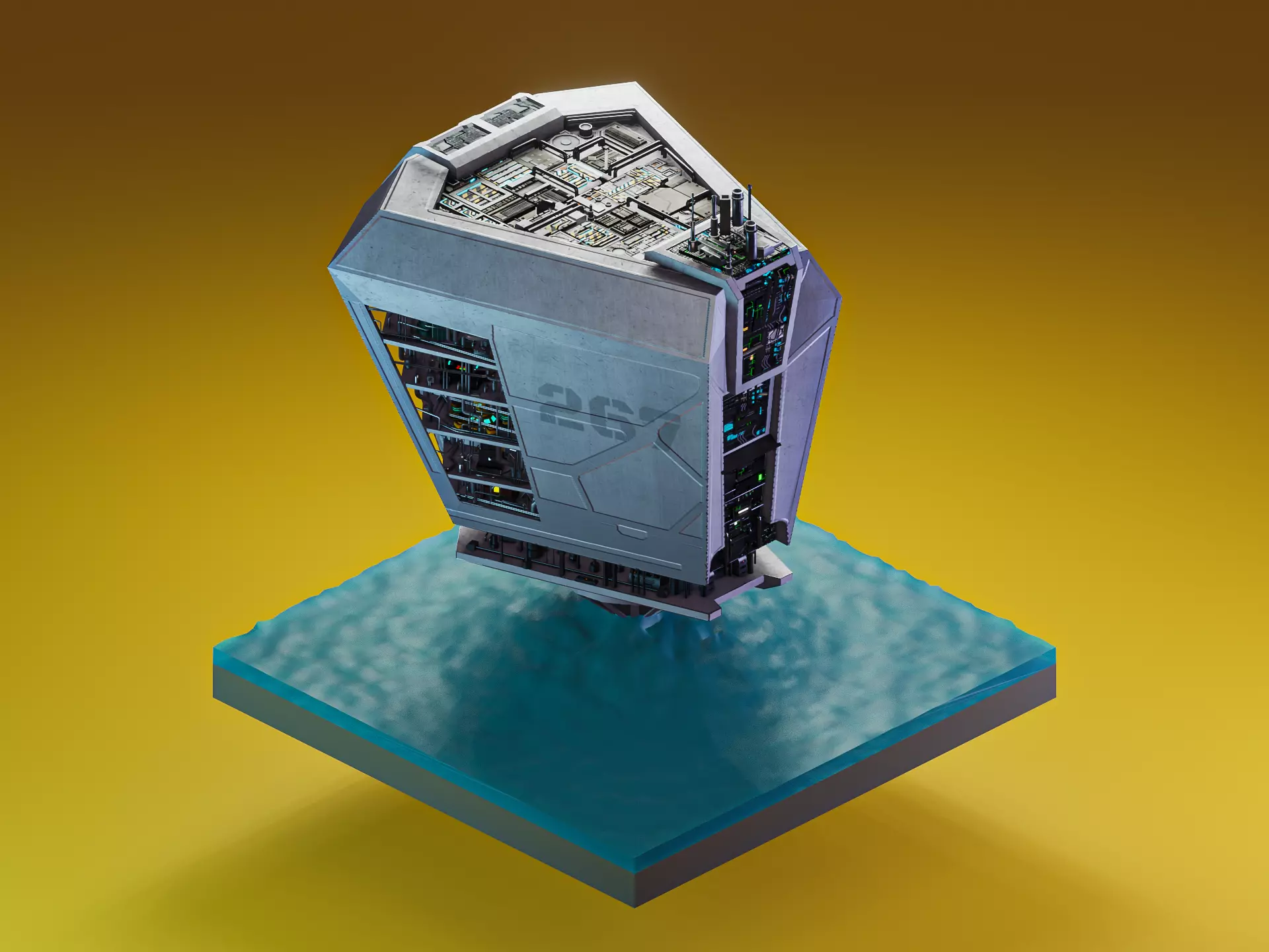 Hydrorig - Oblivion 3D model_0