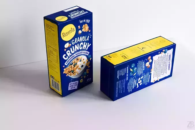 Granola Box 3D model