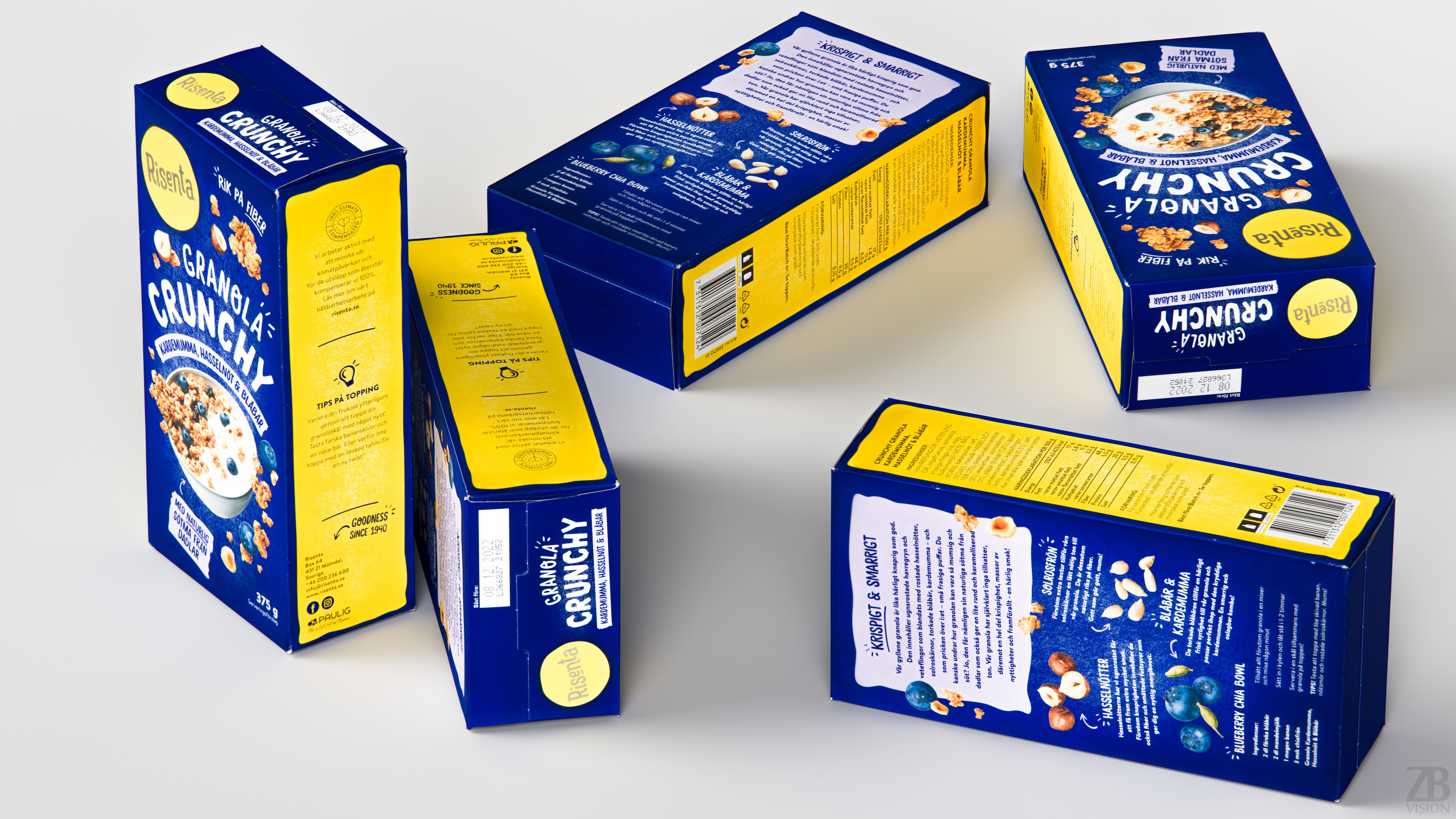 Granola Box 3D model_2