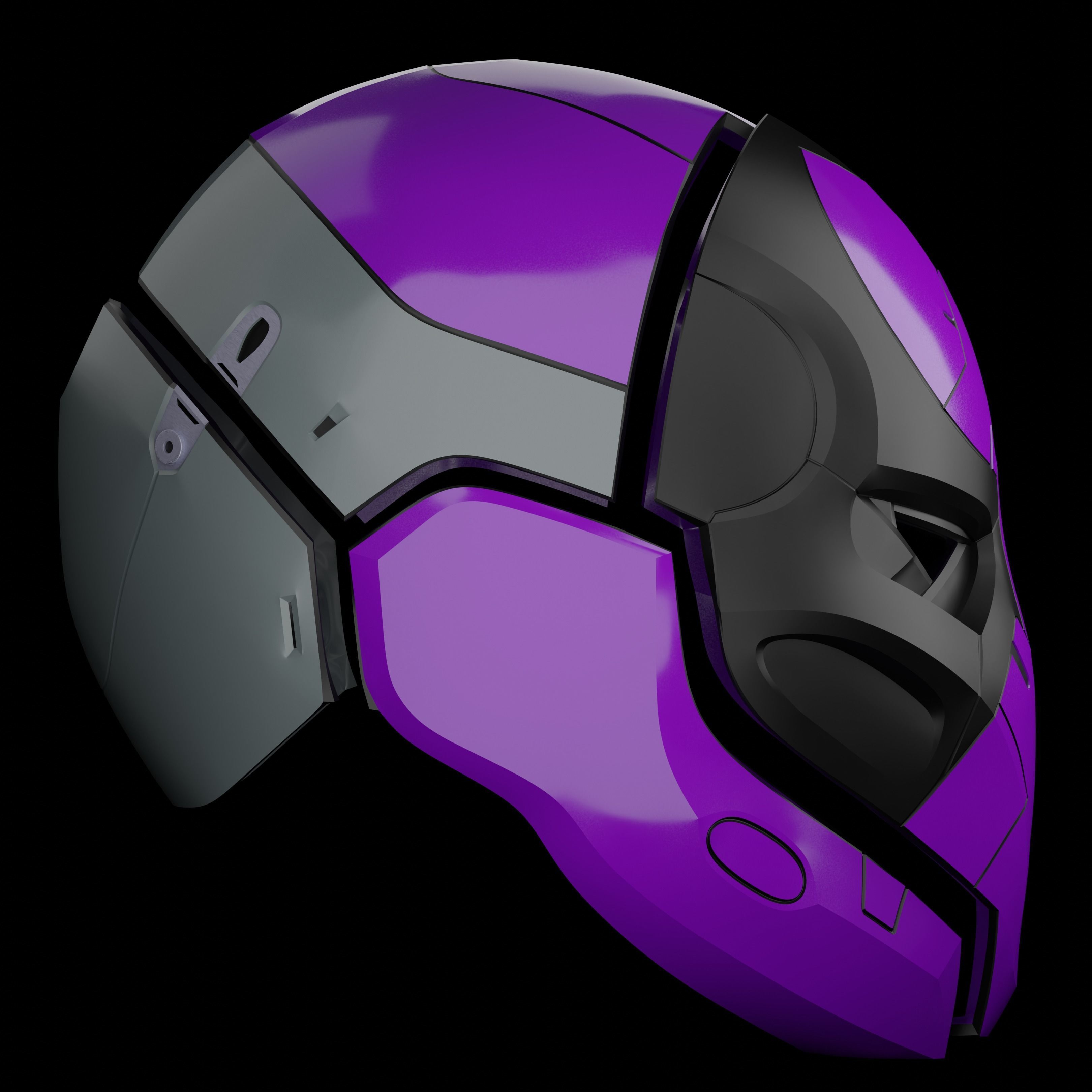 The Prowler PS4 Helmet 3D print model_6