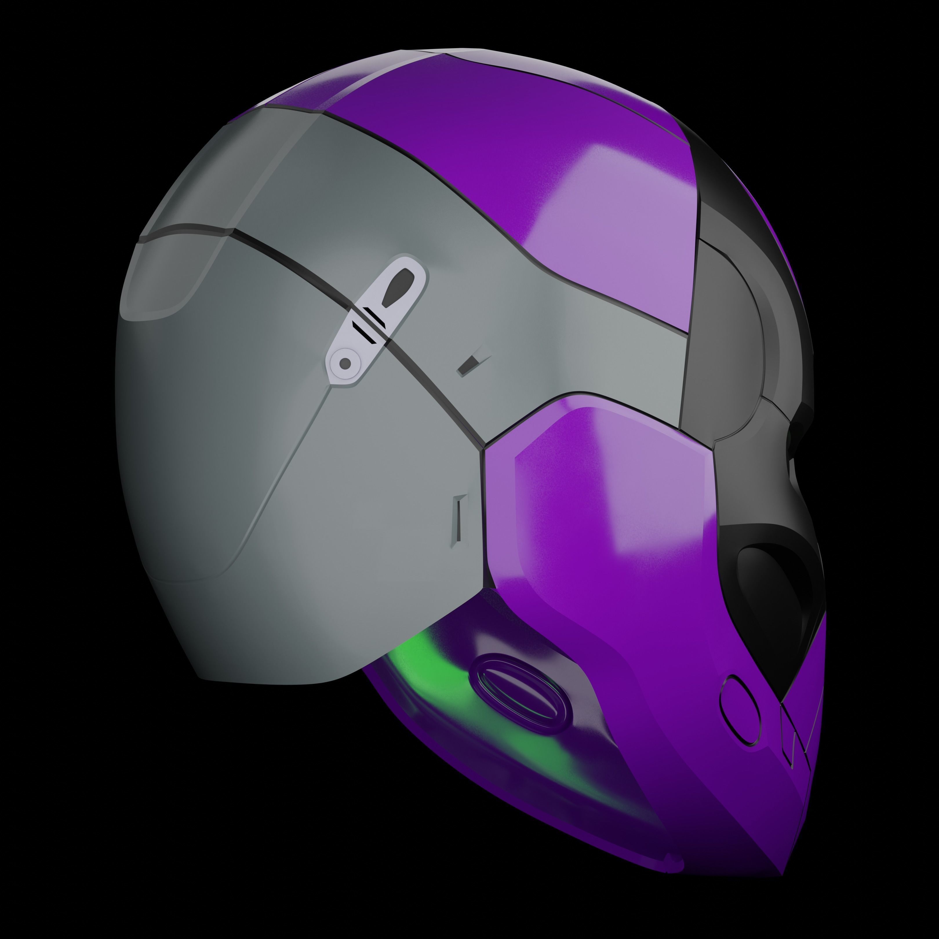 The Prowler PS4 Helmet 3D print model_5
