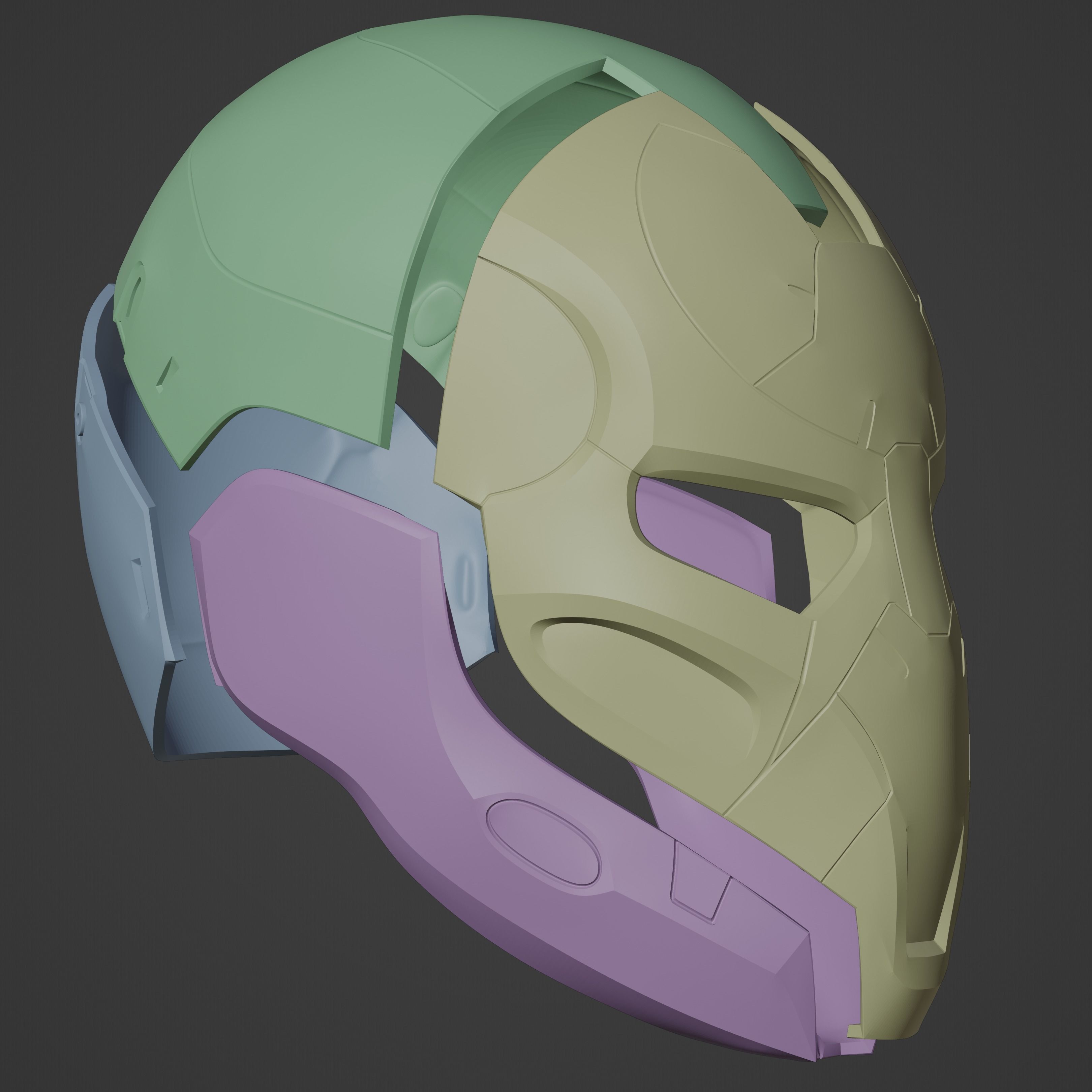 The Prowler PS4 Helmet 3D print model_12