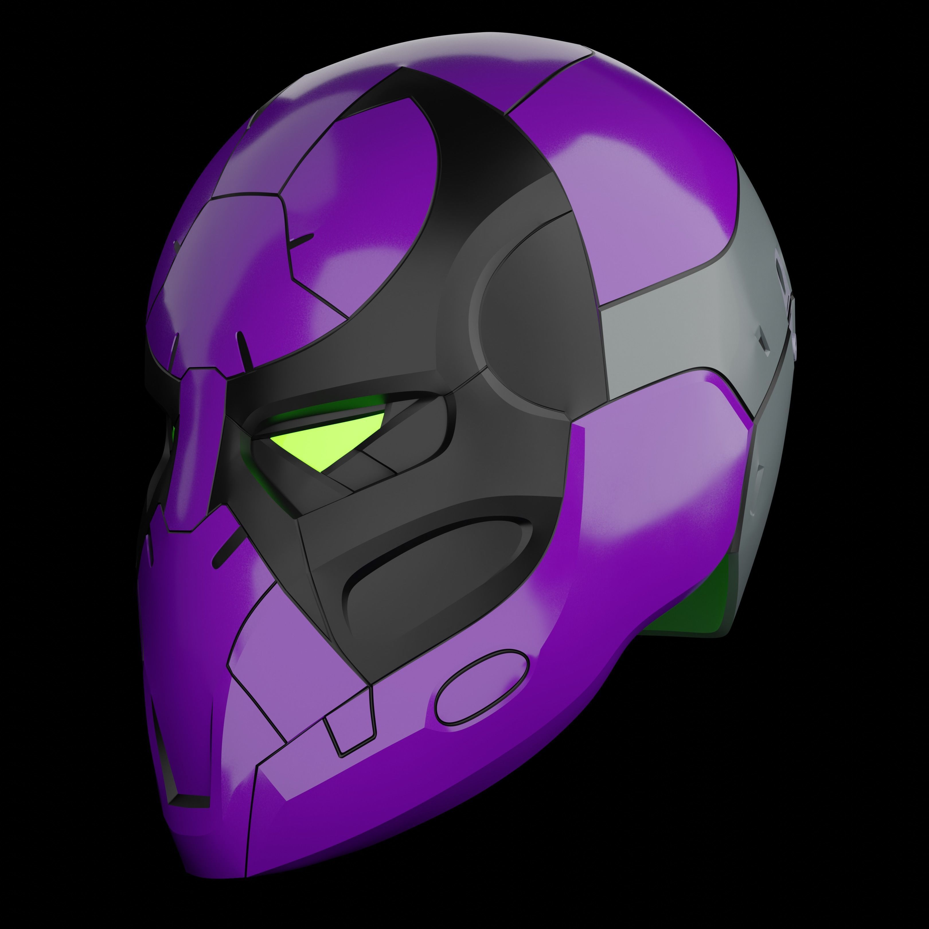 The Prowler PS4 Helmet 3D print model_1