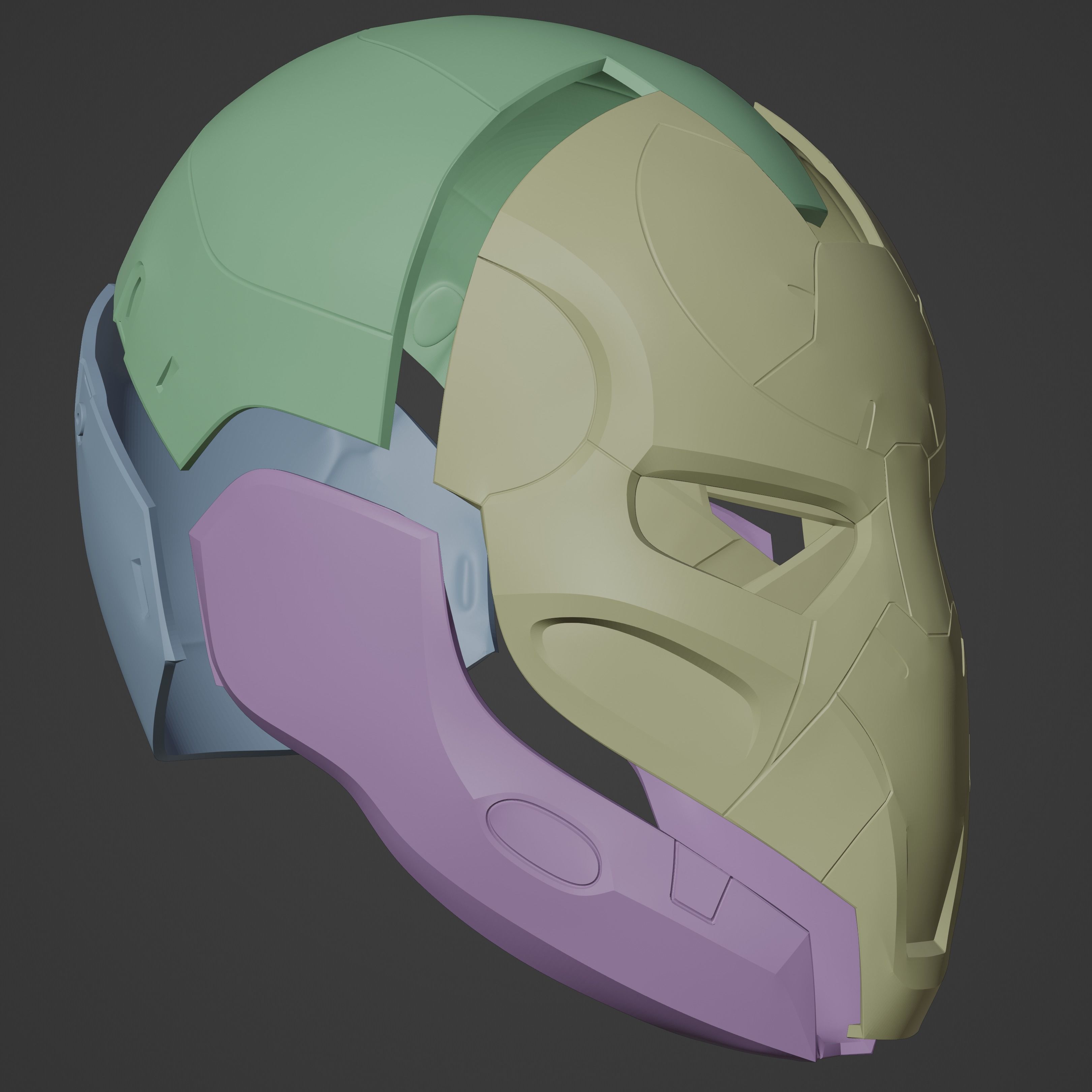 The Prowler PS4 Helmet 3D print model_9