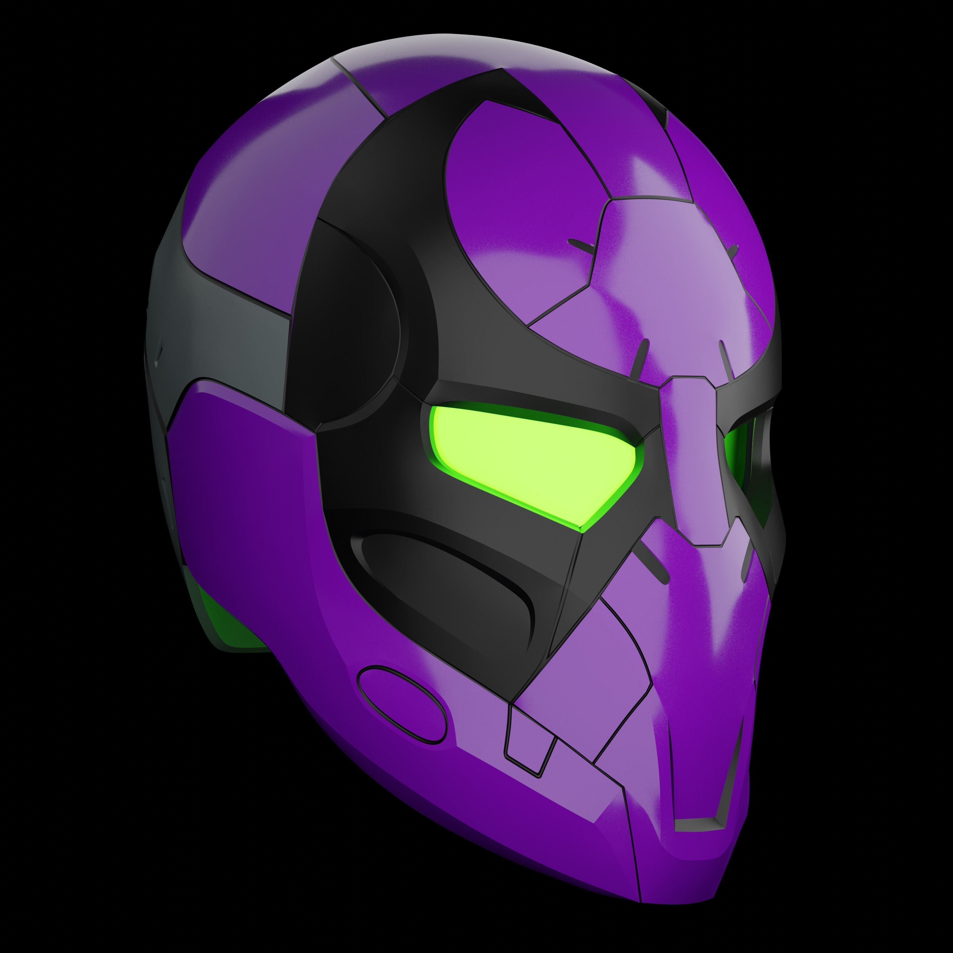 The Prowler PS4 Helmet 3D print model_3
