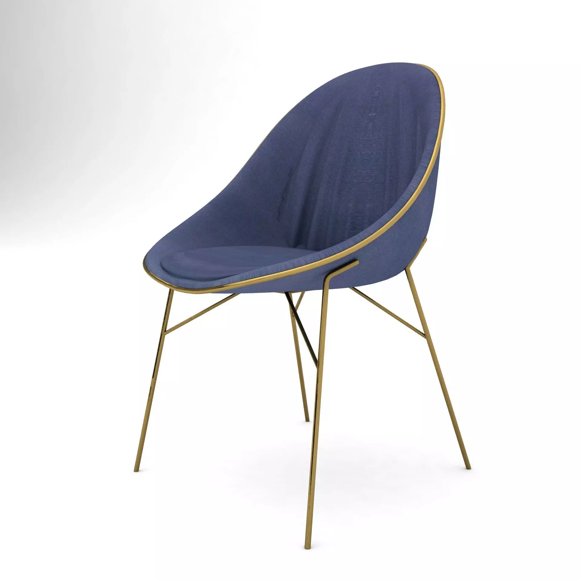 Lilly Chair with armrest - Glb for Augmented reality 3D model Free 3D model