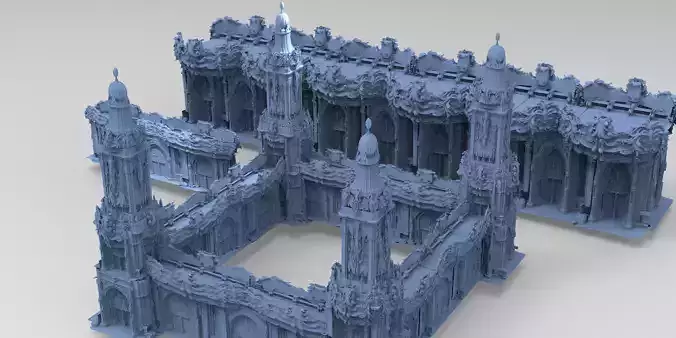 Baroque Palace Walls 