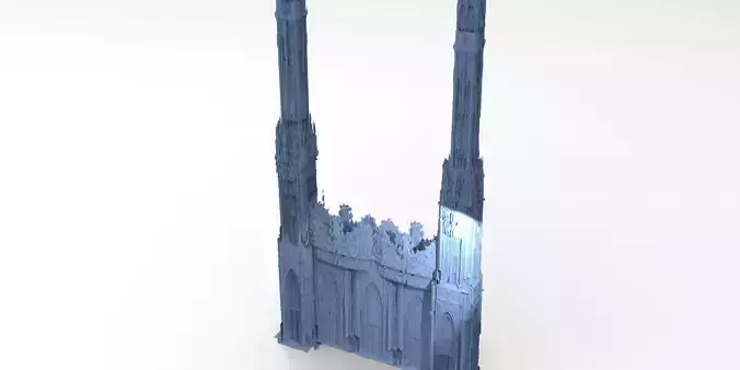 Palace of Versailles Bridge Towers 3D