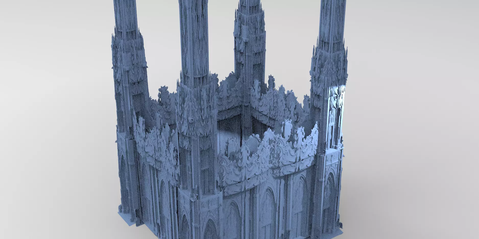 Palace of Versailles Bridge Fort 3D model