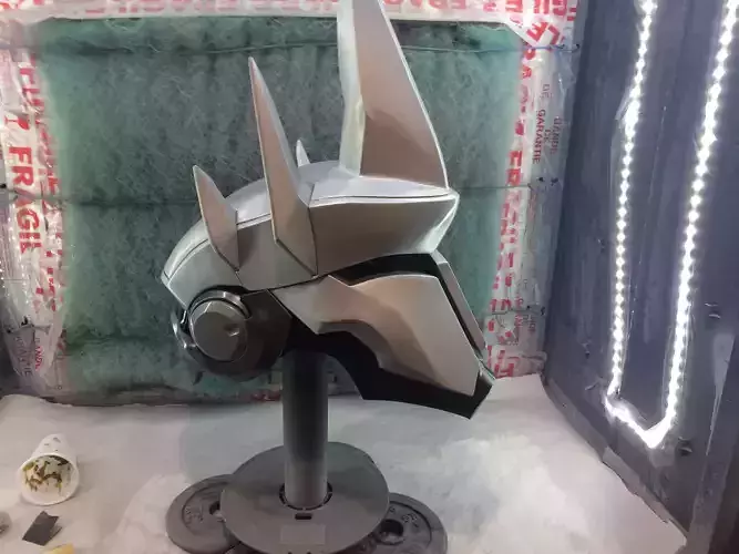 reinhardt helmet - stl print3d-high poly model