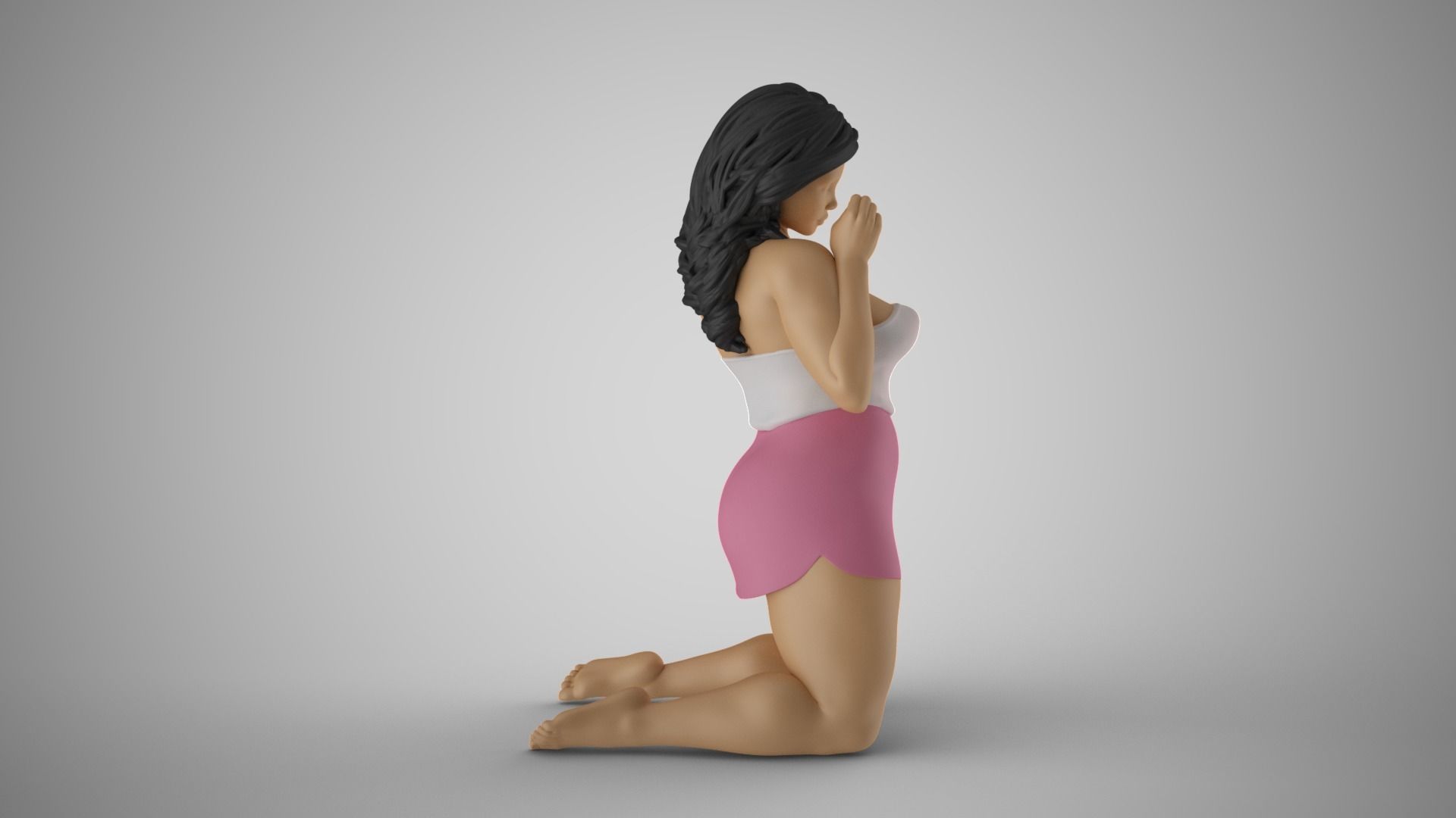 Woman Unknown Games 3D print model_5