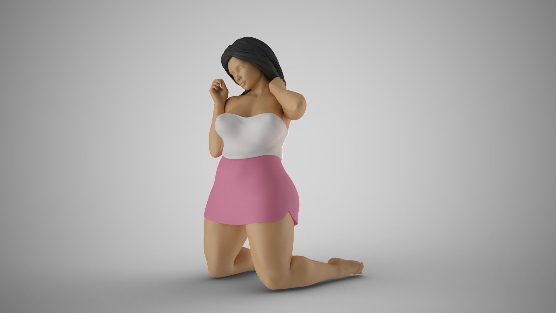 Woman Unknown Games 3D print model_10