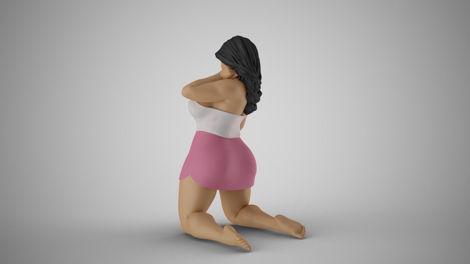 Woman Unknown Games 3D print model_8