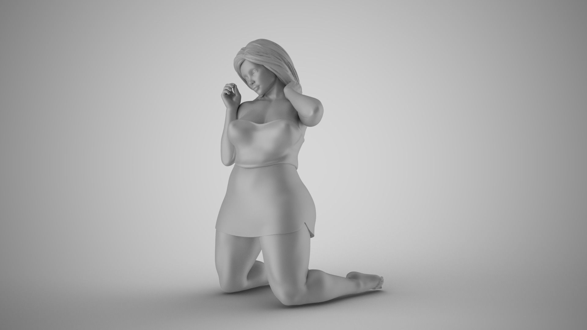 Woman Unknown Games 3D print model_1