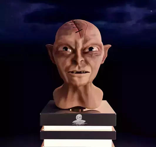 Highpoly Creature statue