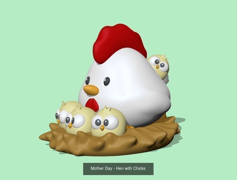 Cute Farm 3D Model Collection_3