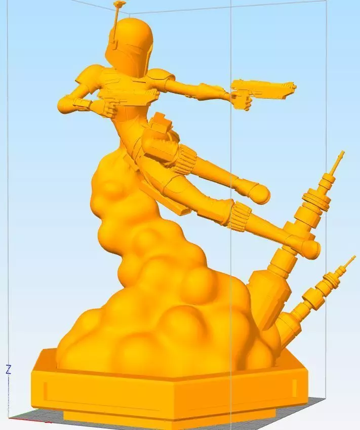 Star wars Mandaloria 3D print model