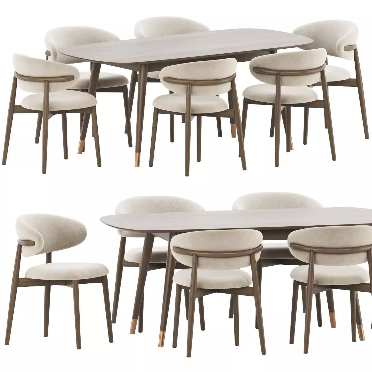 Dining Set 71 3D model_0