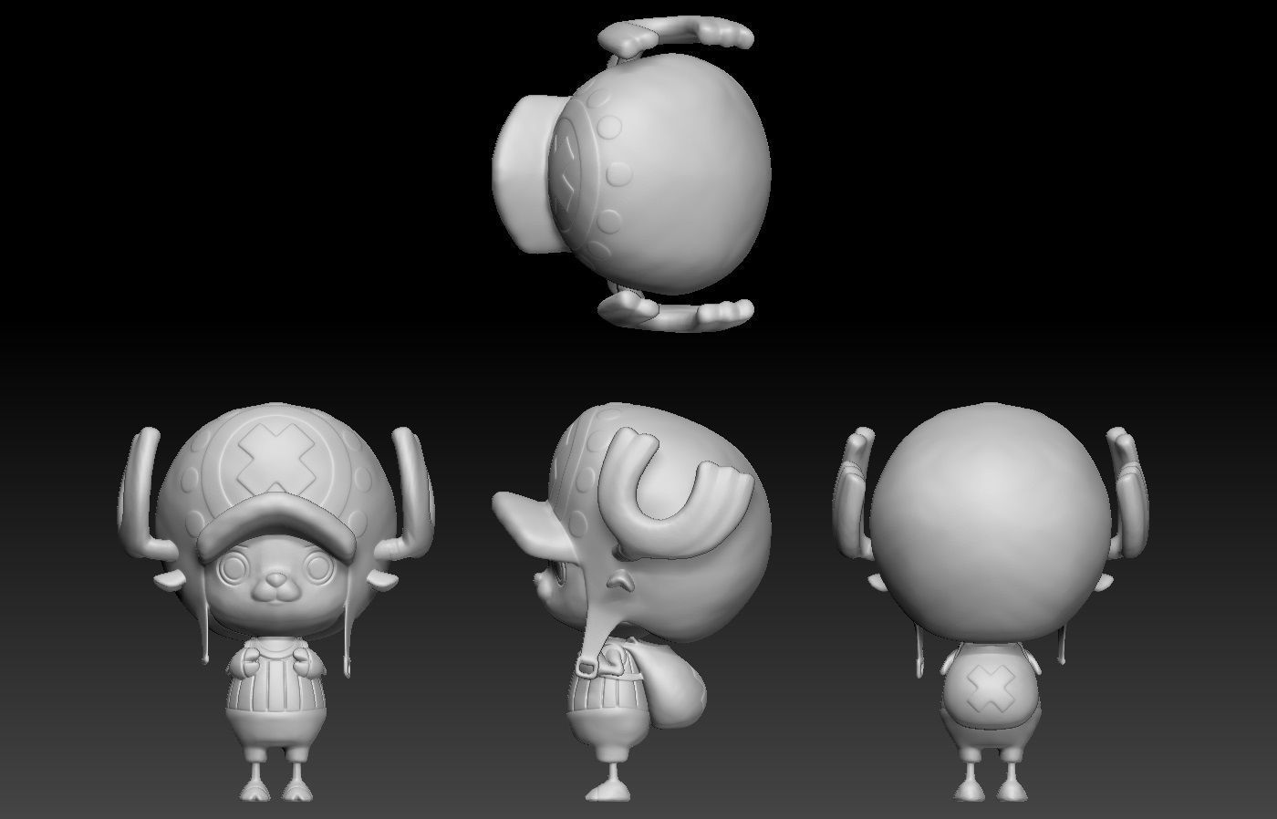 Tony Tony Chopper from One Piece 3D print model_1