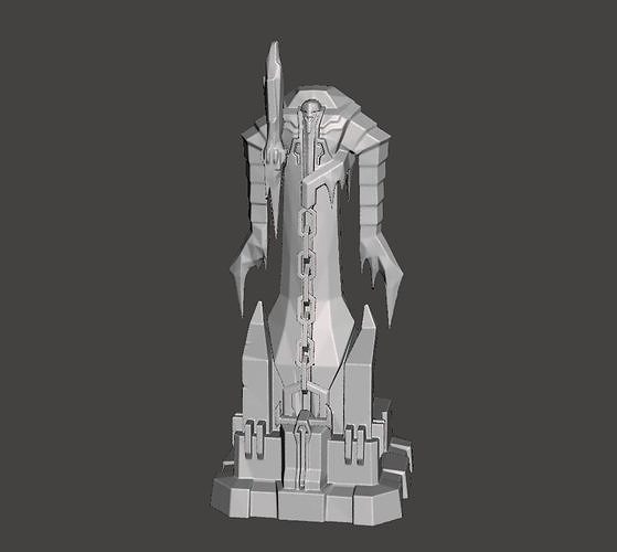 League of Legends ARAM Red Turret 3D Model 3D print model