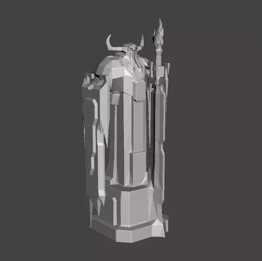 League of Legends ARAM Blue Turret 3D Model 3D print model_0