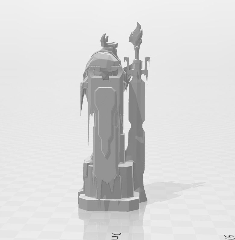 League of Legends ARAM Blue Turret 3D Model 3D print model_3