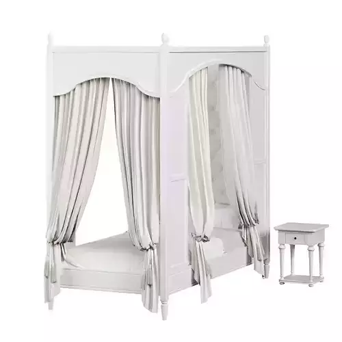 Bed in classic style