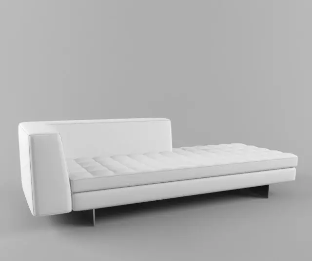 Armchair and sofa 3D model_0
