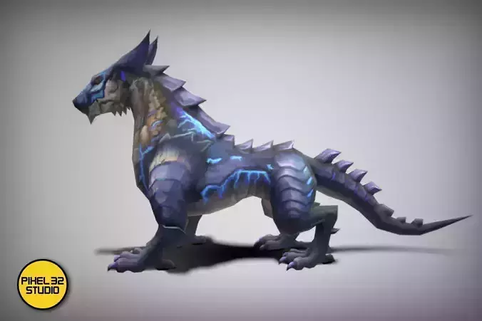 Dungeon Fantasy Monster - Hell wolf 2