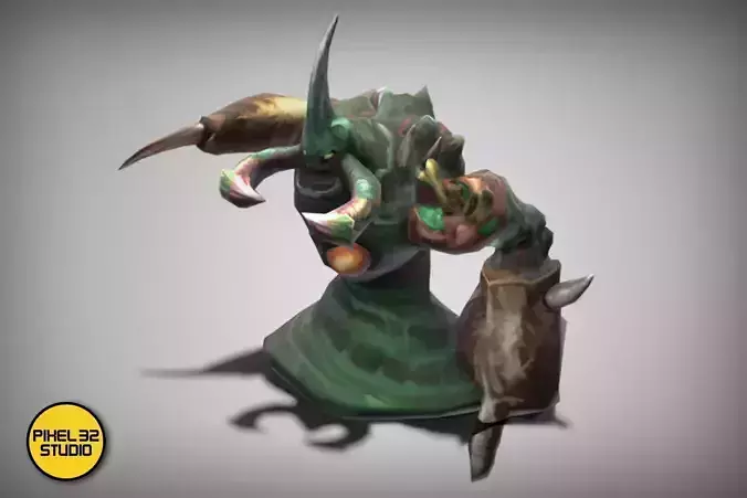 Dungeon Fantasy Monster - Slime Low-poly 3D model