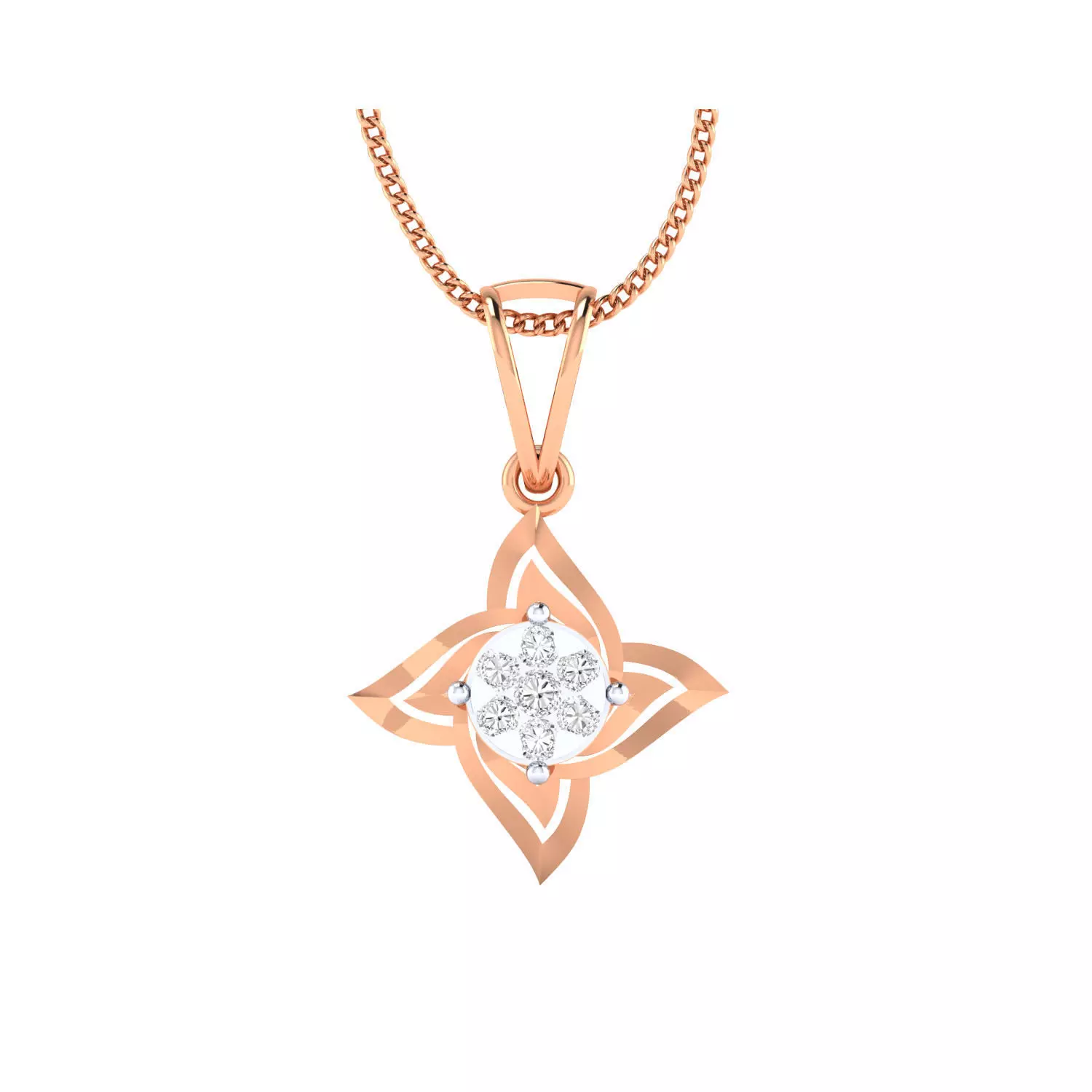 Women pendant 3D print model_0