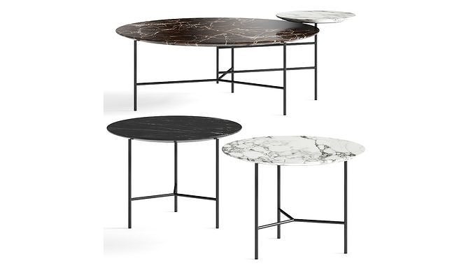 I 4 Mariani Twibe Coffee Tables 3D model