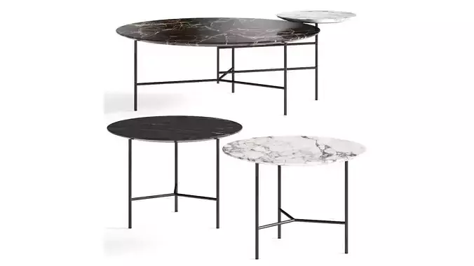I 4 Mariani Twibe Coffee Tables 3D model