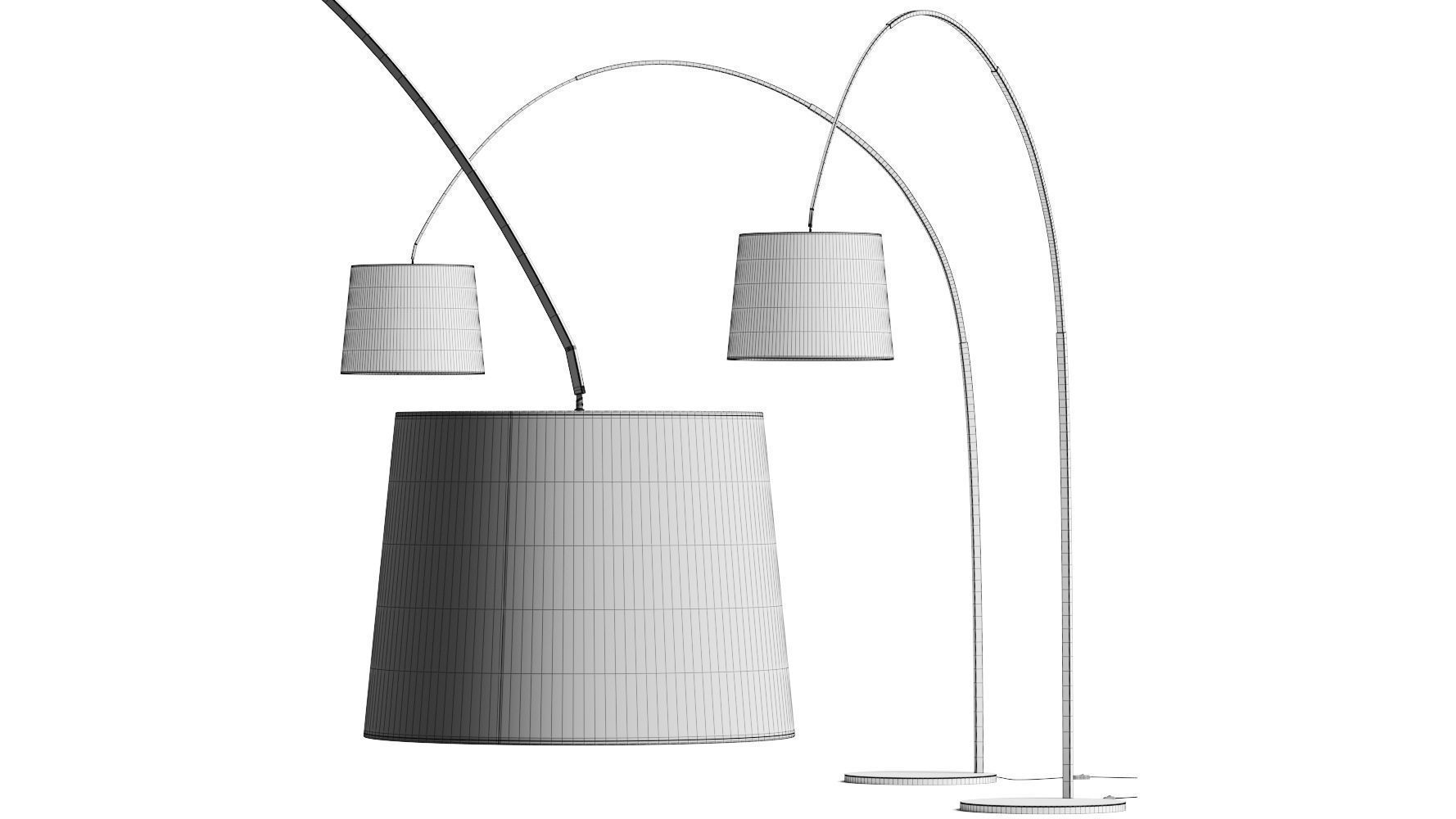 La Forma - Ideal Lux Dorsale Pt1 Floor Lamp 3D model_3